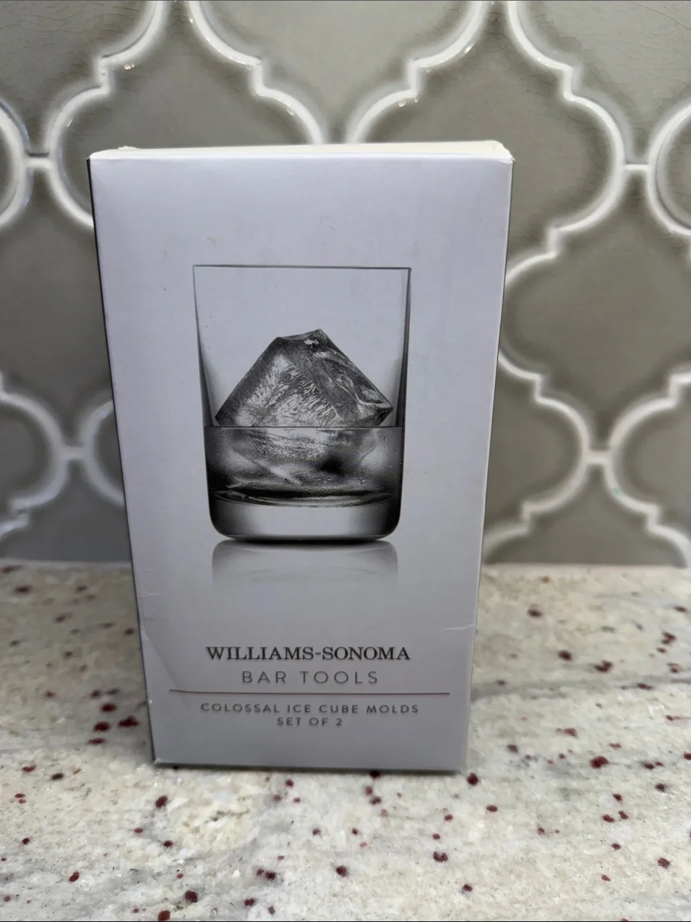 Williams-Sonoma White Bar Tools Colossal Ice Cube Molds